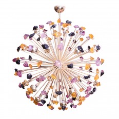 Monumental sputnik style chandelier